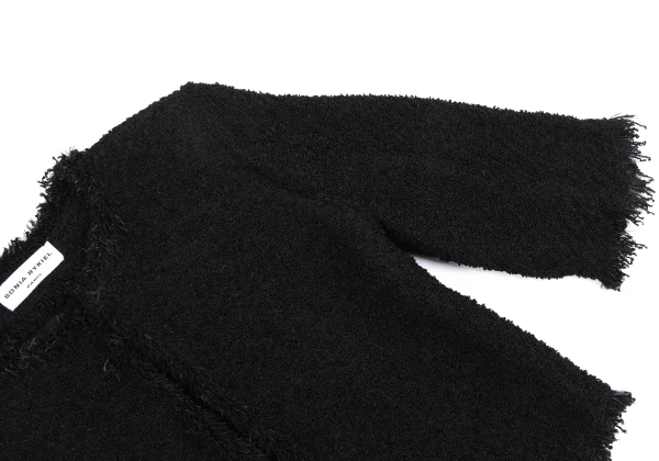 SONIA RYKIEL Pile Fringe 3/4 Sleeve Jacket K-161921_006