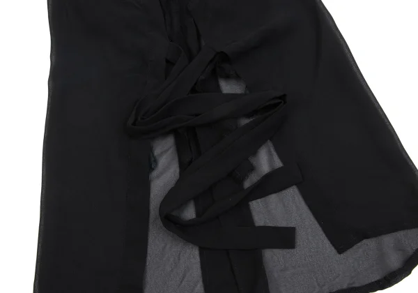 robe de chambre COMME des GARCONS Sheer Frill Decoration Halter Neck Top K-161922_012