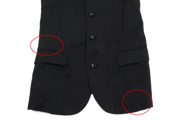 tricot COMME des GARCONS Poly Cross Shoulder Sleeveless Jacket K-161923_007