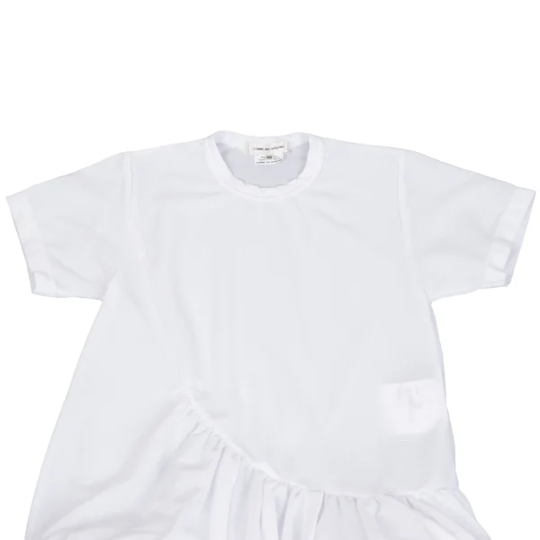 COMME des GARCONS Hem Frill Mesh T Shirt K-161924_003