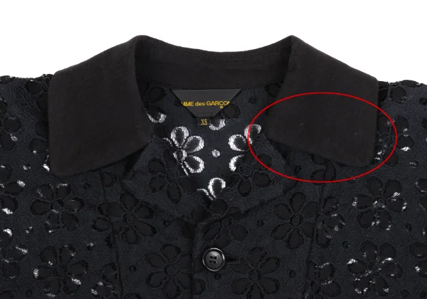 COMME des GARCONS Floral Lace Design Blouse K-161926_004