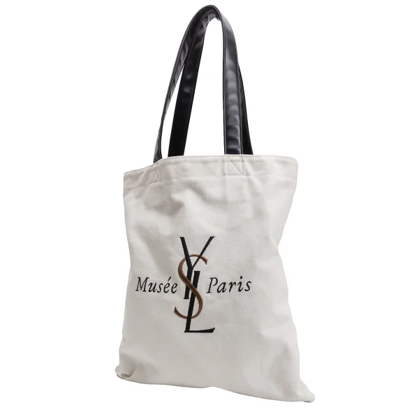 Yves Saint Laurent Exhibition Tote Bag White  K-161928_001
