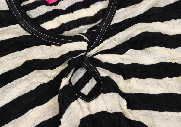 JUNYA WATANABE MAN PINK COMME des GARCONS Stripe Layered Knit Top K-161931_008