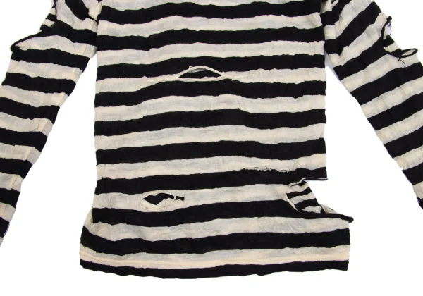 JUNYA WATANABE MAN PINK COMME des GARCONS Stripe Layered Knit Top K-161931_017