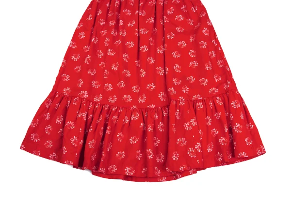 COMME des GARCONS GIRL Floral Printed Gather Switching Skirt K-161932_007