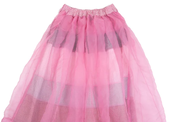 tricot COMME des GARCONS Switching Gingham Seersucker Skirt K-161933_003