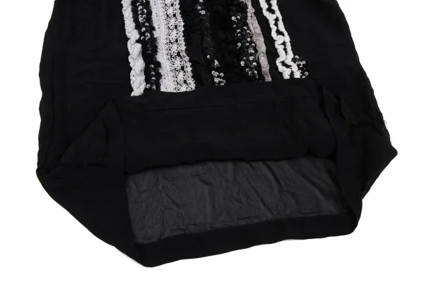 tricot COMME des GARCONS Span Embroidery Sheer Sleeveless Top K-161934_014