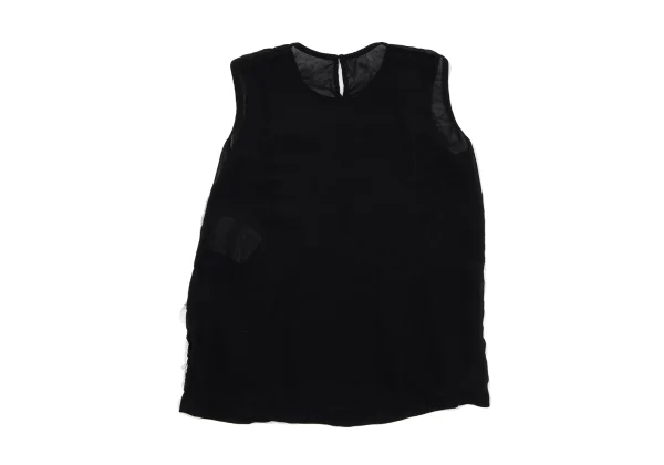 tricot COMME des GARCONS Span Embroidery Sheer Sleeveless Top K-161934_015
