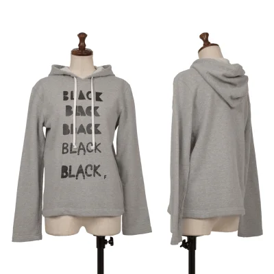 BLACK COMME des GARCONS Front Logo Hoodie