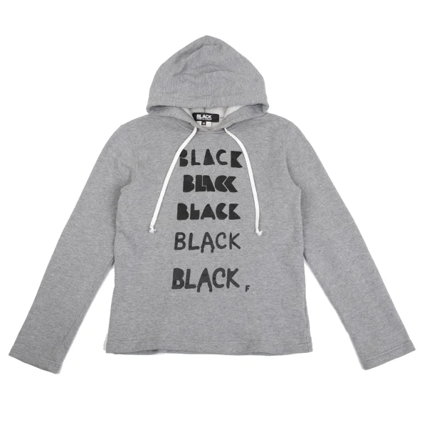 BLACK COMME des GARCONS Front Logo Hoodie K-161936_002