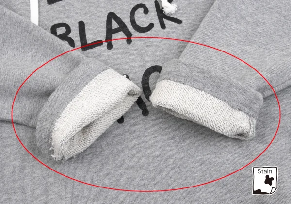 BLACK COMME des GARCONS Front Logo Hoodie K-161936_011
