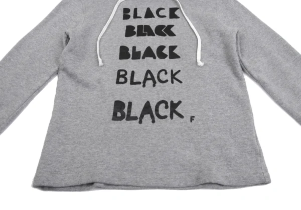 BLACK COMME des GARCONS Front Logo Hoodie K-161936_012
