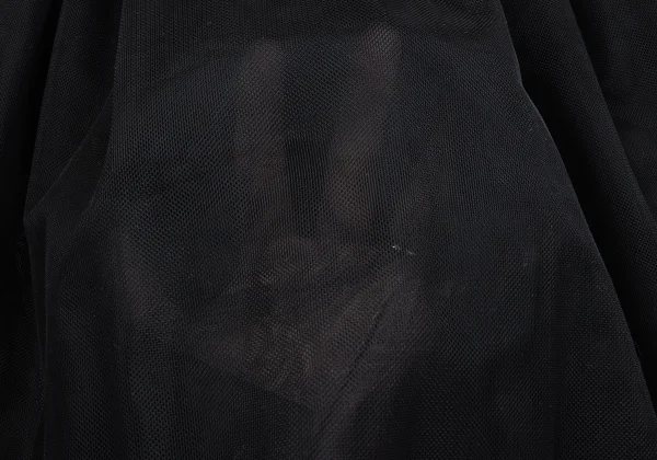 BLACK COMME des GARCONS Mesh Wrap Skirt K-161937_010