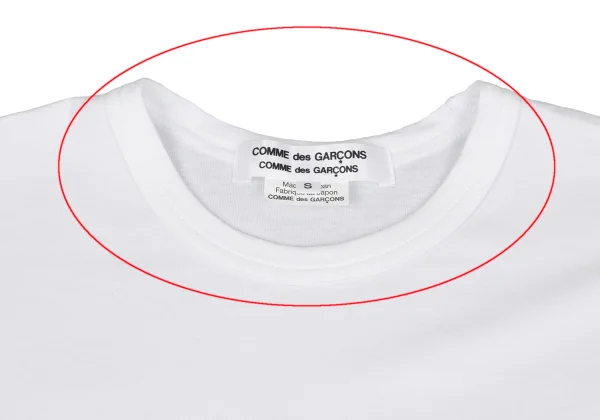 COMME des GARCONS Ruffled Hem Design short Sleeves T-shirt K-161938_004