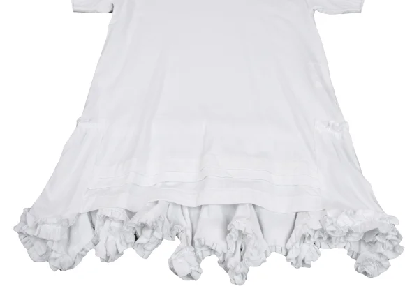 COMME des GARCONS Ruffled Hem Design short Sleeves T-shirt K-161938_007