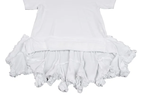 COMME des GARCONS Ruffled Hem Design short Sleeves T-shirt K-161938_009