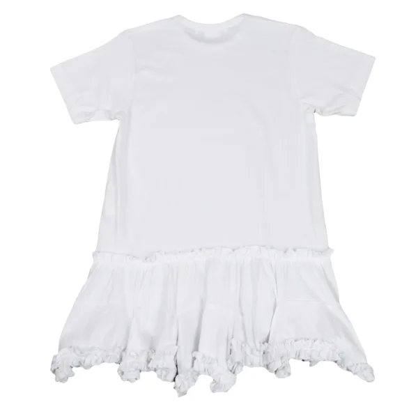 COMME des GARCONS Ruffled Hem Design short Sleeves T-shirt K-161938_010