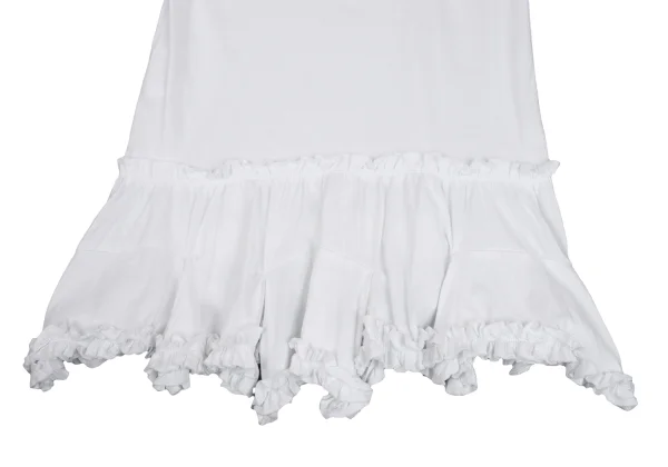 COMME des GARCONS Ruffled Hem Design short Sleeves T-shirt K-161938_011