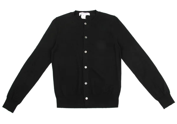 COMME des GARCONS Cashmere Blend Cotton Crew Neck Cardigan K-161939_002