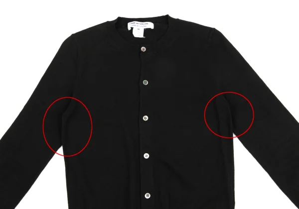 COMME des GARCONS Cashmere Blend Cotton Crew Neck Cardigan K-161939_003