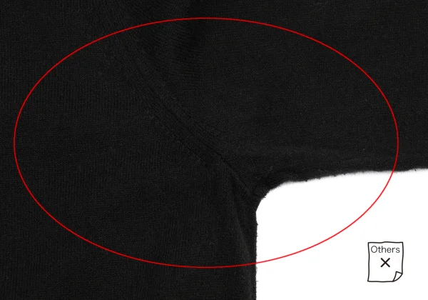 COMME des GARCONS Cashmere Blend Cotton Crew Neck Cardigan K-161939_004