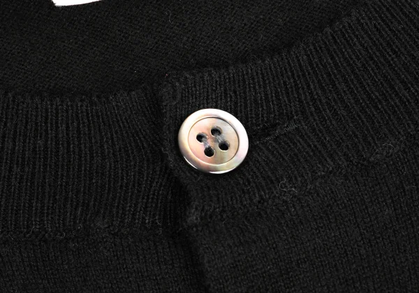 COMME des GARCONS Cashmere Blend Cotton Crew Neck Cardigan K-161939_007