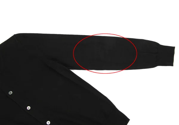 COMME des GARCONS Cashmere Blend Cotton Crew Neck Cardigan K-161939_008