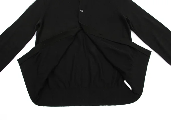 COMME des GARCONS Cashmere Blend Cotton Crew Neck Cardigan K-161939_014