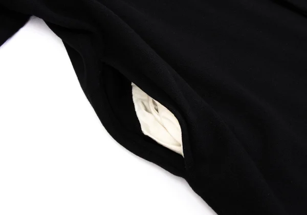 COMME des GARCONS Wool Blend Faux Round Collar Coat K-161940_013