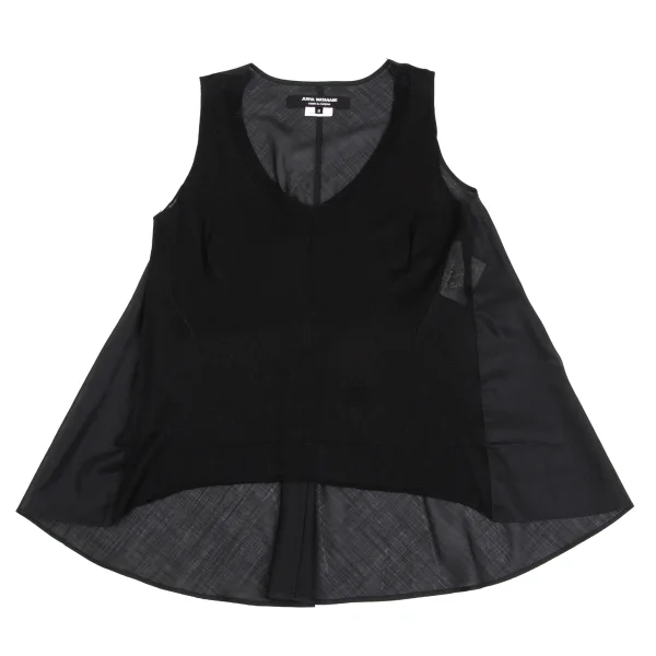 JUNYA WATANABE COMME des GARCONS Switching Design Drape Tank Top K-161941_002