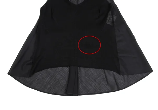 JUNYA WATANABE COMME des GARCONS Switching Design Drape Tank Top K-161941_005