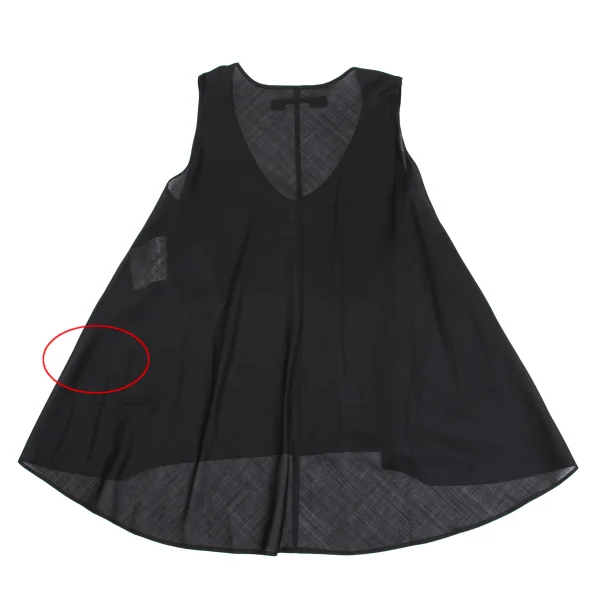 JUNYA WATANABE COMME des GARCONS Switching Design Drape Tank Top K-161941_008