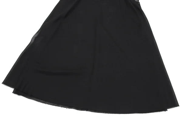 JUNYA WATANABE Wool Blend Cut-off Layered Sleeveless Blouse K-161943_007