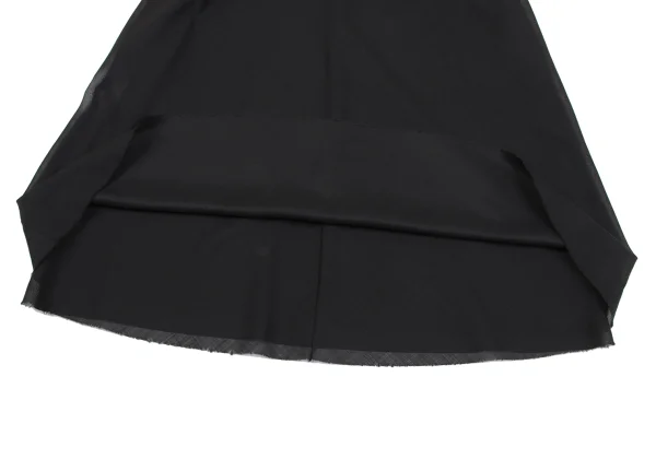 JUNYA WATANABE Wool Blend Cut-off Layered Sleeveless Blouse K-161943_008