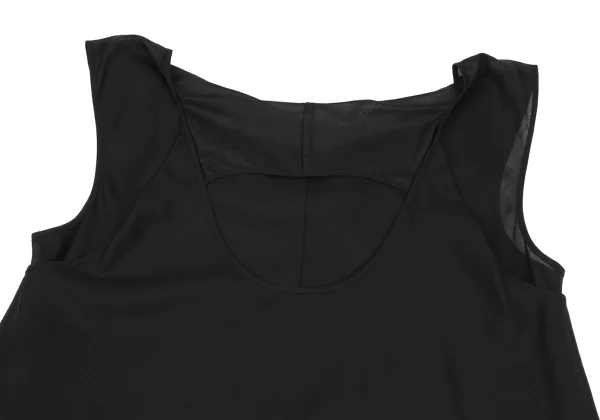 JUNYA WATANABE Wool Blend Cut-off Layered Sleeveless Blouse K-161943_011