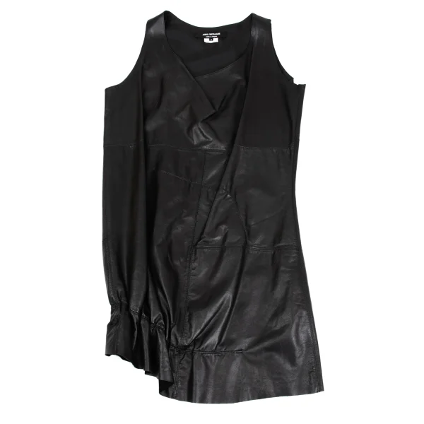JUNYA WATANABE COMME des GARCON Cow Leather Shearing Sleeveless Tunic K-161947_002