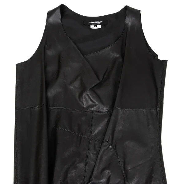 JUNYA WATANABE COMME des GARCON Cow Leather Shearing Sleeveless Tunic K-161947_003