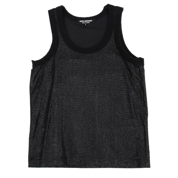 JUNYA WATANABE COMME des GARCONS Lame Rib Switching Tank Top K-161948_002