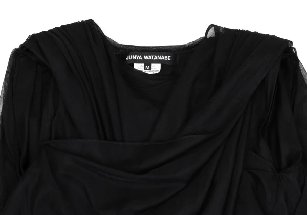 JUNYA WATANABE Mesh Layered Design Deformation Top K-161950_003