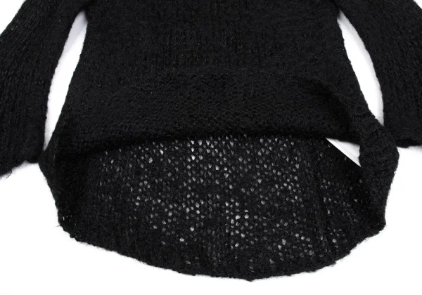 COMME des GARCONS Nylon Mesh 3/4 Sleeve Knit Top K-161953_007