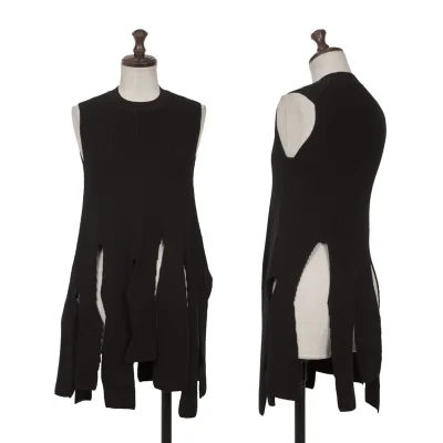 COMME des GARCONS Hem Cutting Knit Vest