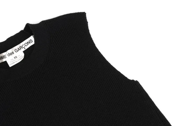 COMME des GARCONS Hem Cutting Knit Vest K-161957_004