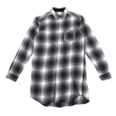 GANRYU Wool Check Shirt