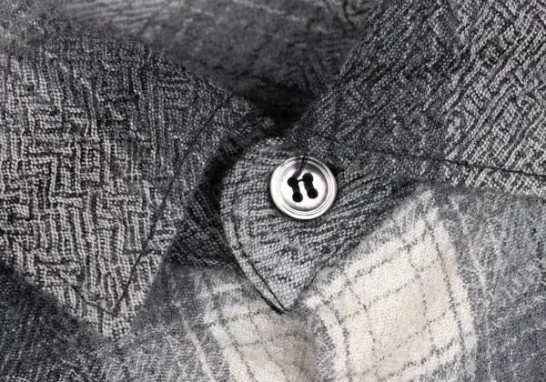 GANRYU Wool Check Shirt K-161961_004