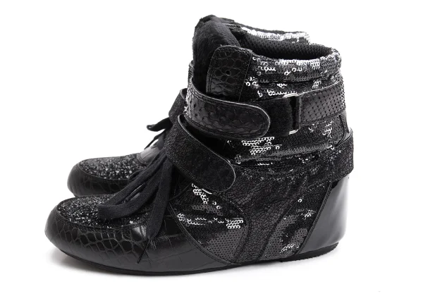 JUNYA WATANABE COMME des GARCONS Sequins Leather Shoes K-161963_006
