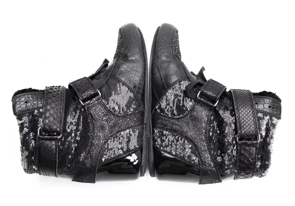 JUNYA WATANABE COMME des GARCONS Sequins Leather Shoes K-161963_010