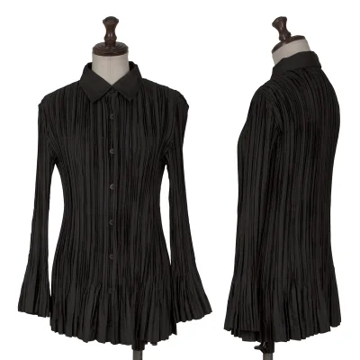 ISSEY MIYAKE Pleats Long Sleeve Shirt