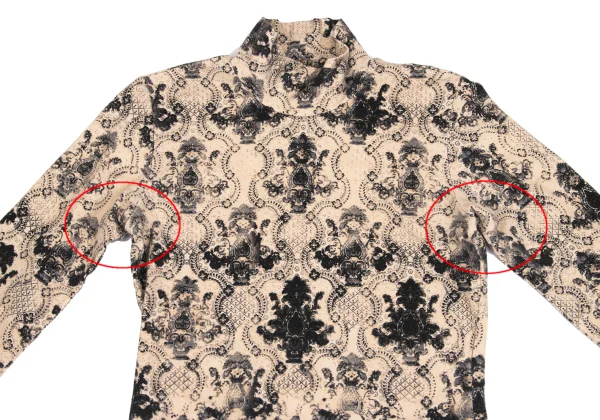 ISSEY MIYAKE Damask-patterned High-neck Top K-161966_003