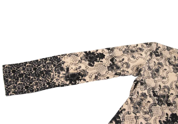 ISSEY MIYAKE Damask-patterned High-neck Top K-161966_007