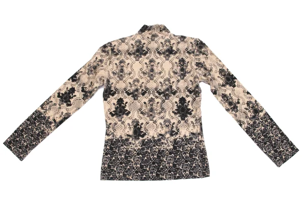 ISSEY MIYAKE Damask-patterned High-neck Top K-161966_011